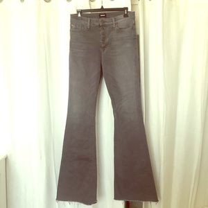 Hudson Grey High-waisted Flare Jeans 29